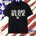 Kentucky Wildcats Go Big Blue String Lights Christmas T Shirt