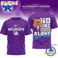 Kentucky Wildcats NCAA Alzheimer Awareness November Unisex 3D Shirt