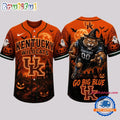 Kentucky Wildcats NCAA Haunted Night Halloween Baseball Jersey Shirt