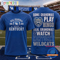 Kentucky Wildcats NCAA Real Grandma Team Unisex 3D Shirt
