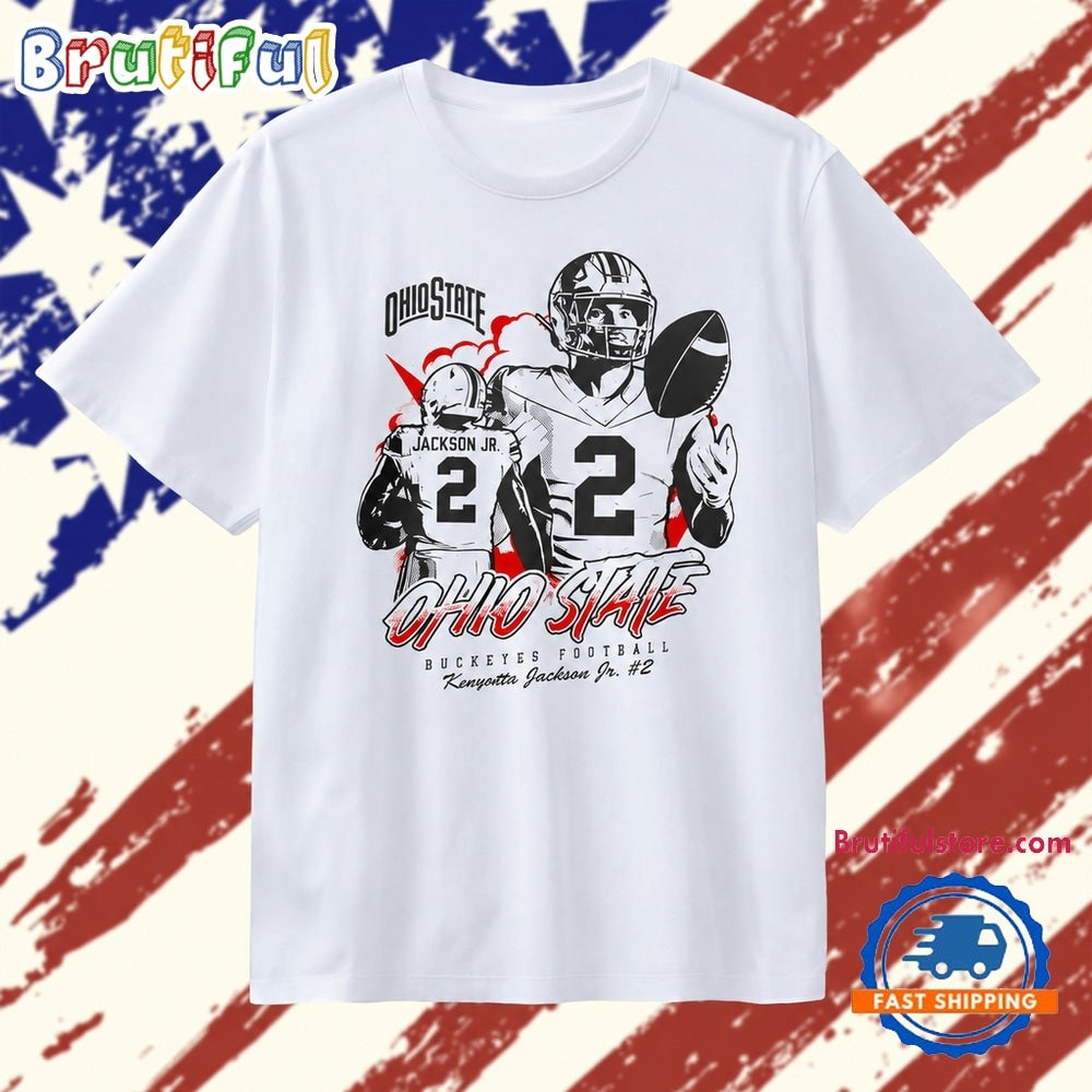 Kenyatta Jackson Jr. Ohio State Electric T Shirt