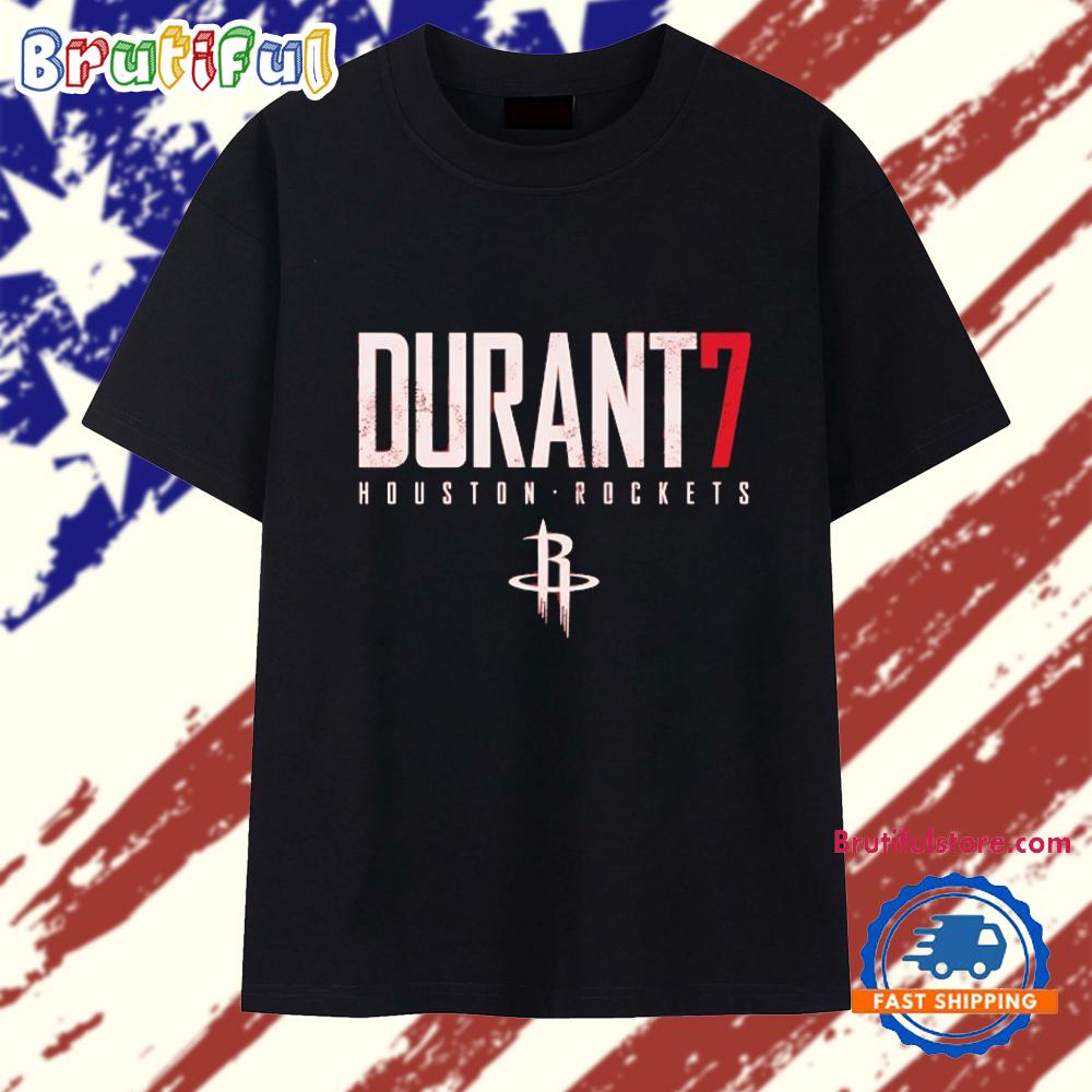 Kevin Durant #7 Houston Rockets Elite Number T Shirt