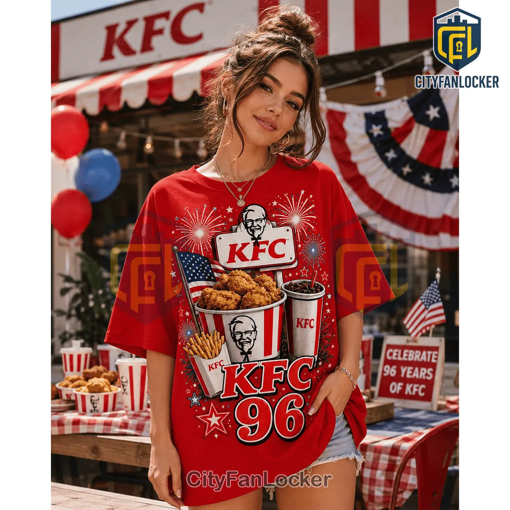 KFC 1930-2026 Celebration Red T-Shirt Limited Edition