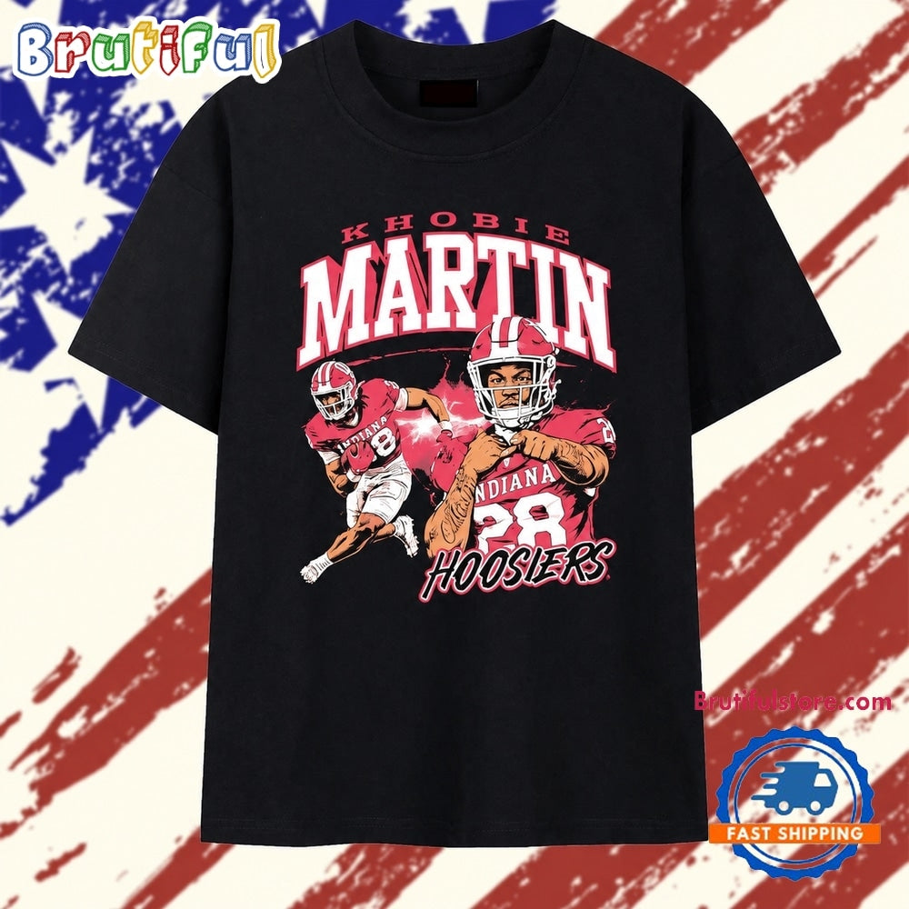 Khobie Martin Indiana Hoosiers 28 College Football T Shirt