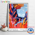 Khruangbin September 30 2024 Live At Ascend Amphitheater Nashville TN Wall Art Poster Canvas