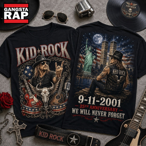 Kid Rock 911 Memorial 25th Anniversary 3D Shirt Hoodie T-Shirt