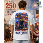 Kid Rock America 250 Years of Freedom Patriotic Crewneck Shirt