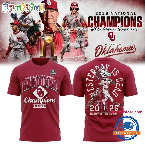 King Oklahoma Sooners 2026 NCAA Baseball Men’s College World Series Champions T Shirt