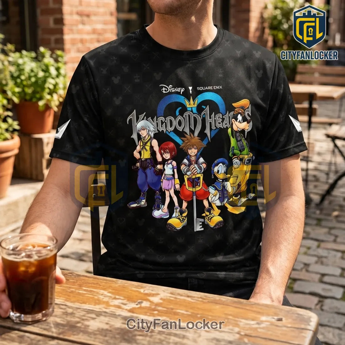 Kingdom Hearts 25th Anniversary Characters T-Shirt