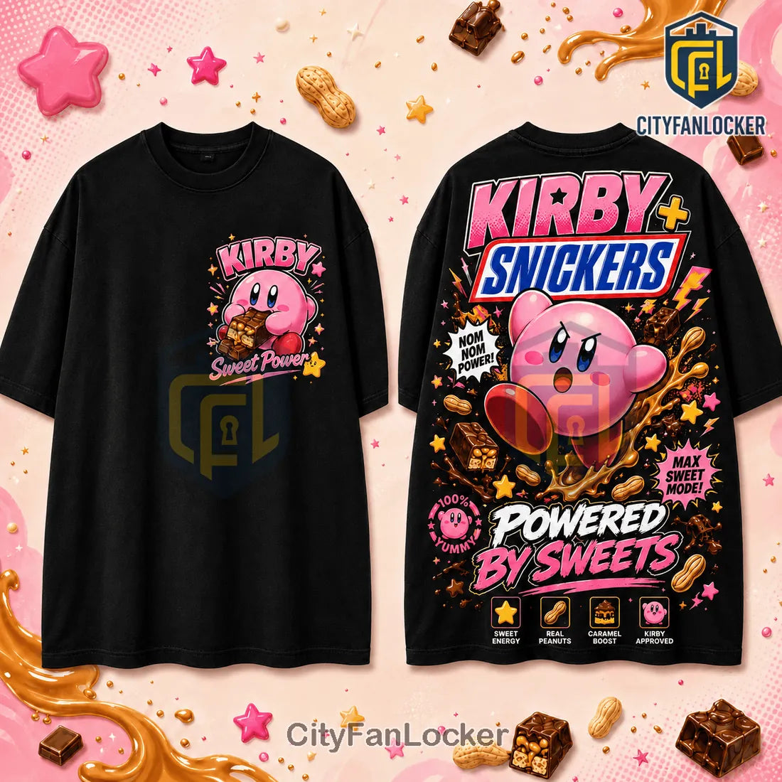 Kirby x Snickers Powered By Sweets T-Shirt