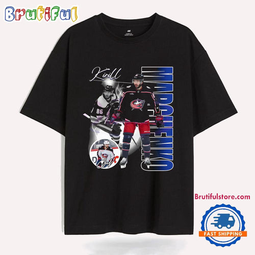 Kirill Marchenko Columbus Blue Jackets Nhl Players T Shirt