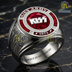 KISS Band 1973 Commemorative Engraved Stainless Steel Collectible Ring