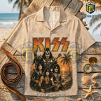 KISS Classic Rock Legend Vintage Hawaiian Shirt