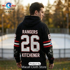 Kitchener Rangers 2026 Memorial Cup Champions Black Hockey Hoodie