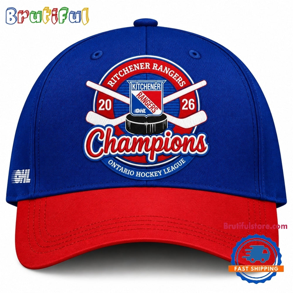 Kitchener Rangers 2026 OHL Champions Limited Cap