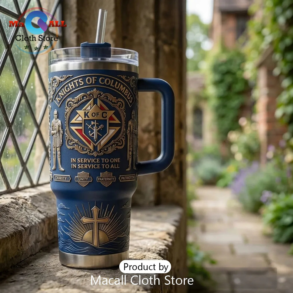 Knights of Columbus Collector Edition Engraved Stanley Tumbler