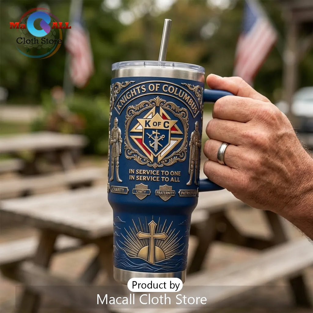Knights of Columbus Collector Edition Engraved Stanley Tumbler