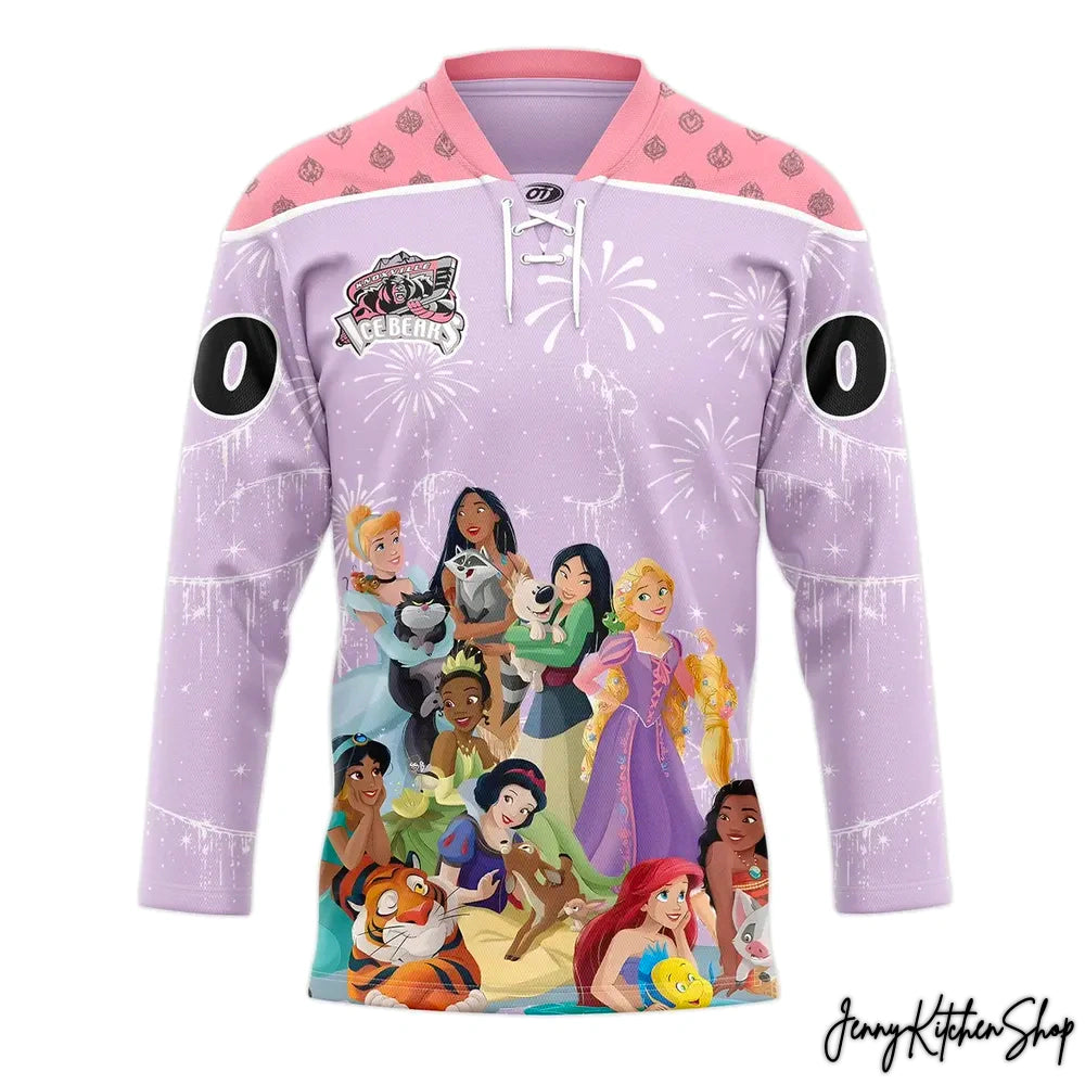 Knoxville Ice Bears Pucks & Princesses 2026 Hockey Jersey