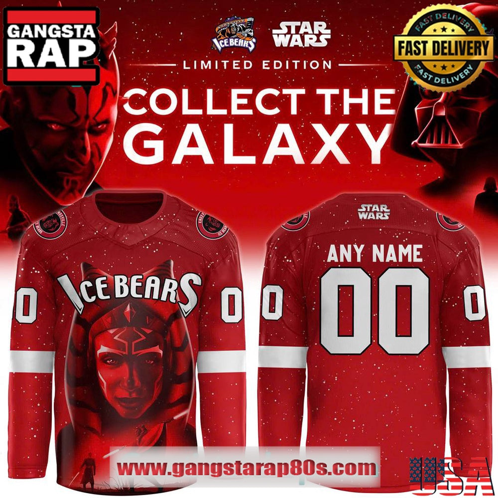Knoxville Ice Bears x Star Wars Special Edition Custom Hockey Jersey