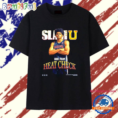 Koa Peat Arizona Wildcats Heart Check SlamU T Shirt