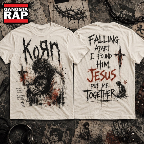 Korn x Jesus Put Me Together 3D Shirt Hoodie T-Shirt