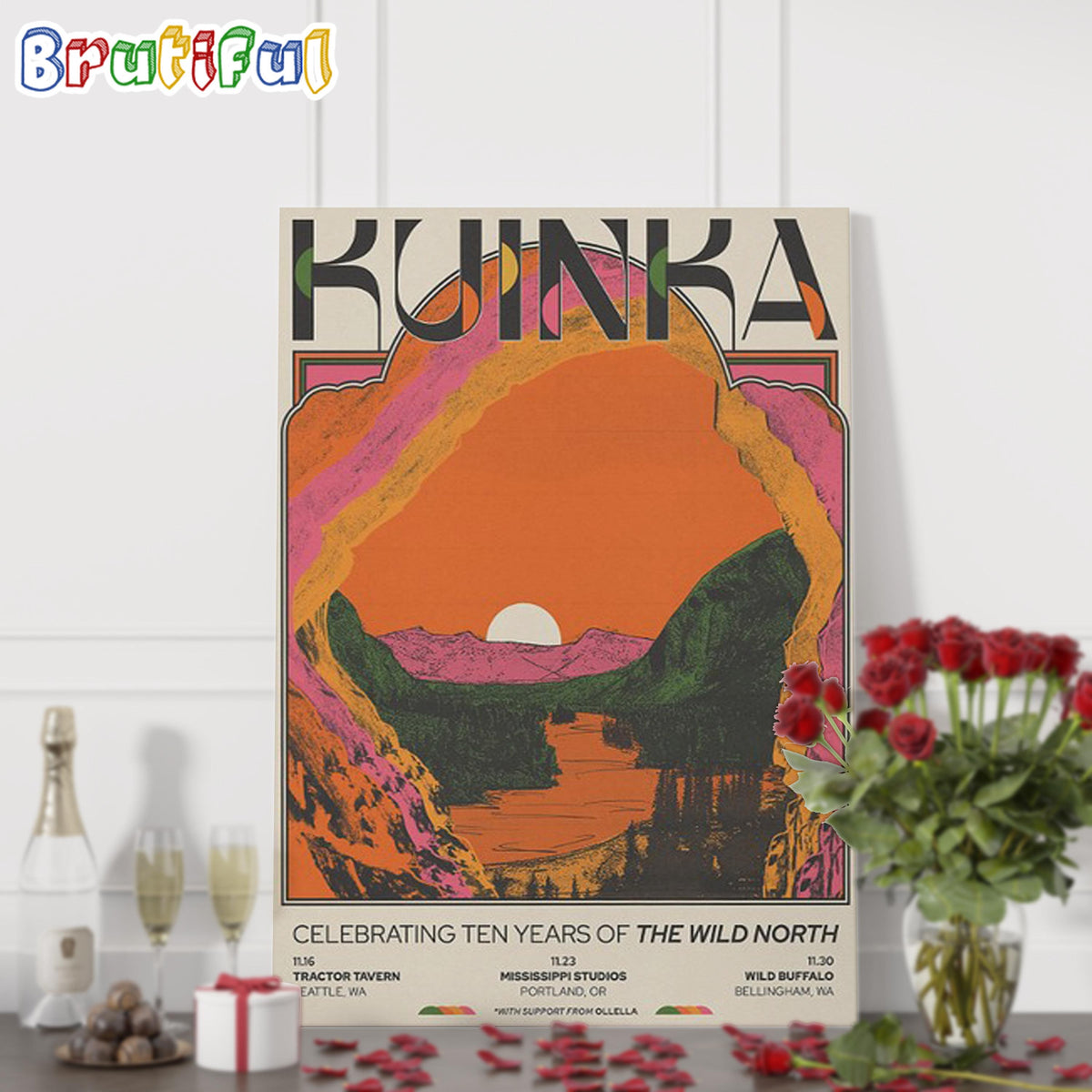 Kuinka The Band Celebrate 10 Years Of The Wild North Wall Art Poster Canvas