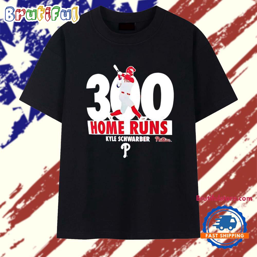 Kyle Schwarber Philadelphia Phillies 300 Home Runs Graphic T Shirt