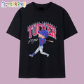 Kyle Tucker Chicago Cubs Cartoon Signature T Shirt
