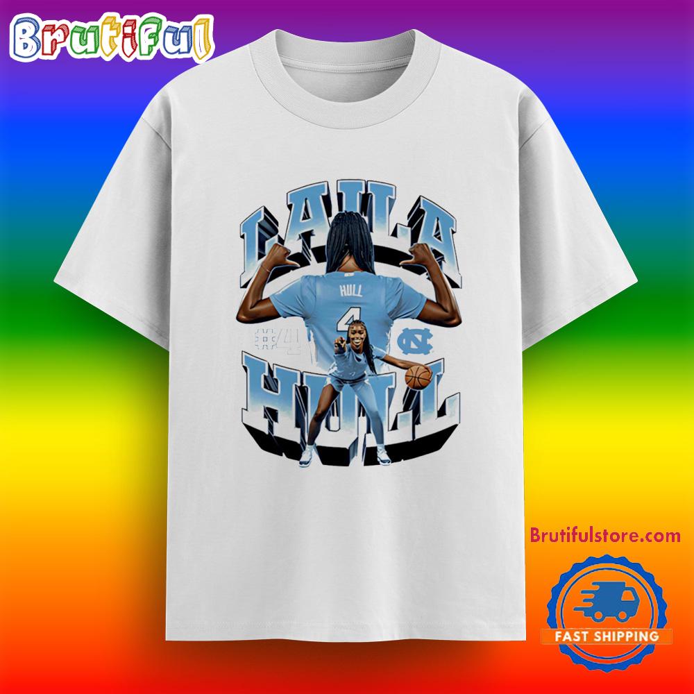 Laila Hull North Carolina Tar Heels Player Collage T Shirt