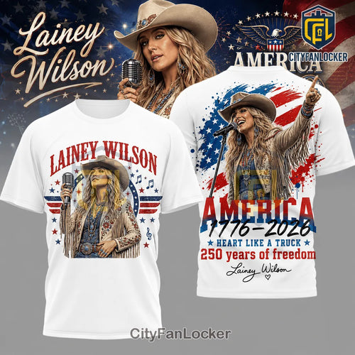 Lainey Wilson American Freedom 1776-2026 T-Shirt