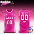 Las Vegas Aces 2026 WNBA x Rock the Pink Night Limited Edition Basketball Jersey
