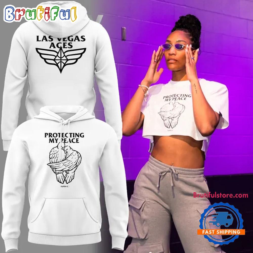 Las Vegas Aces A’ja Wilson Protecting My Peace 2026 Hoodie T-Shirt