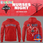Las Vegas Aces WNBA x Nurses Night 2025 Hoodie T-Shirt