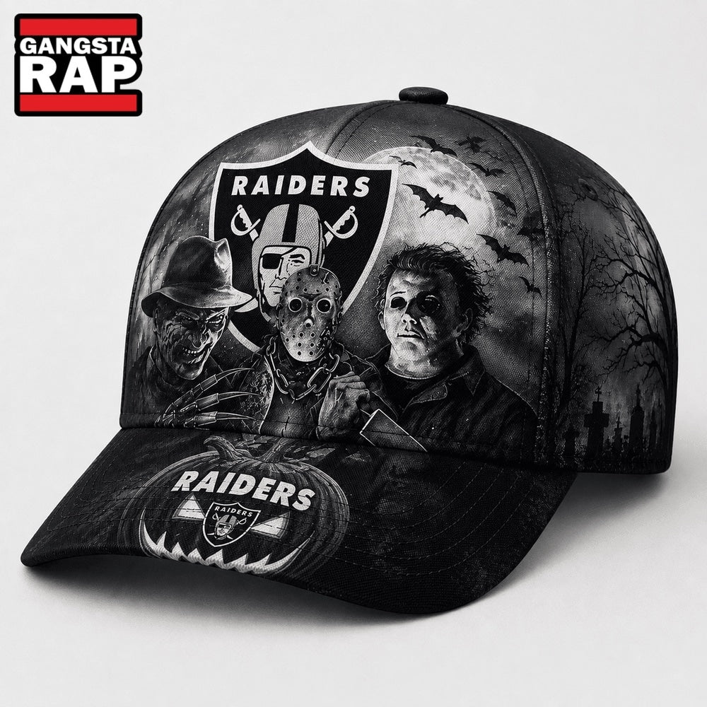 Las Vegas Raiders NFL Horror Night Halloween 2026 Design Classic Cap