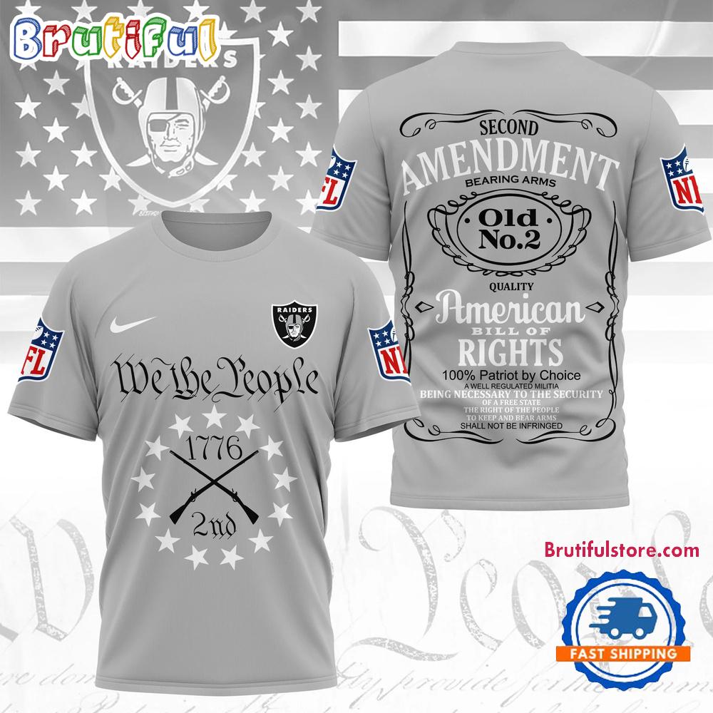 Las Vegas Raiders NFL Second Amendment Limited Edition 3D Shirt