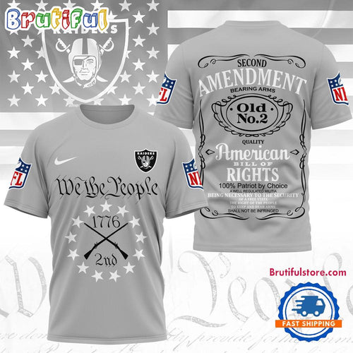 Las Vegas Raiders NFL Second Amendment Limited Edition 3D Shirt