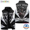Las Vegas Raiders Sporty Mascot Design Sleeveless Puffer Jacket