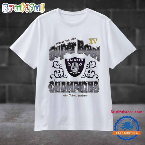 Las Vegas Raiders Super Bowl Champion New Orleans 1981 T Shirt