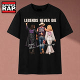 Legends Never Die Ozzy Osbourne Toby Keith Dolly Parton T Shirt, Music 2D Shirt