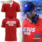 Liberty Flames Coach Jamey Chadwell Jesus Won Hoodie T-Shirt