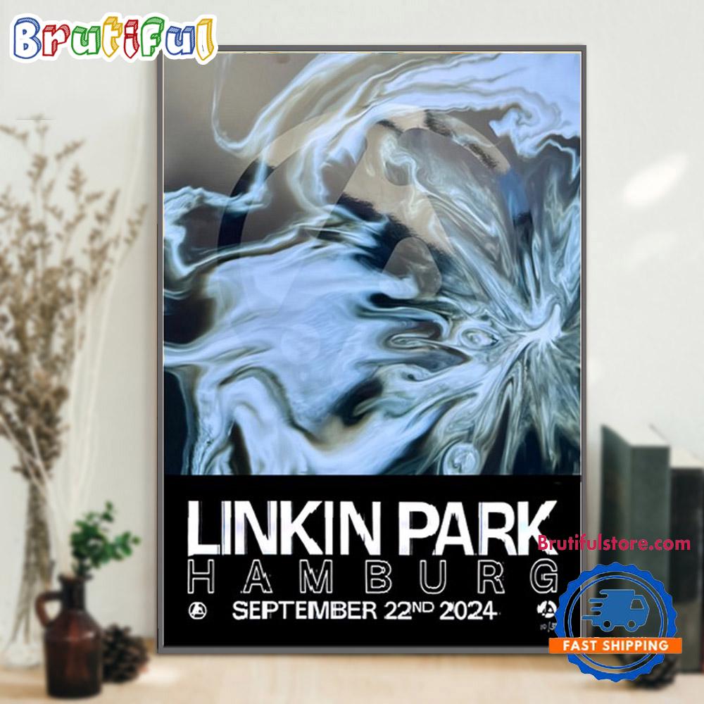 Linkin Park On September 22 2024 At Hamburg Wall Art Poster Canvas