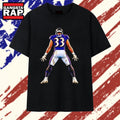 Loop 33 Baltimore Ravens Football Player T Shirt
