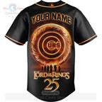 Lord of the Rings 25th Anniversary Chicago Cubs Custom Baseball Jersey
