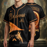 Lord of the Rings Atlanta Braves 25th Anniversary Custom Baseball Jersey