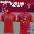 Los Angeles Angels Baseball NURSES NIGHT 2025 T Shirt