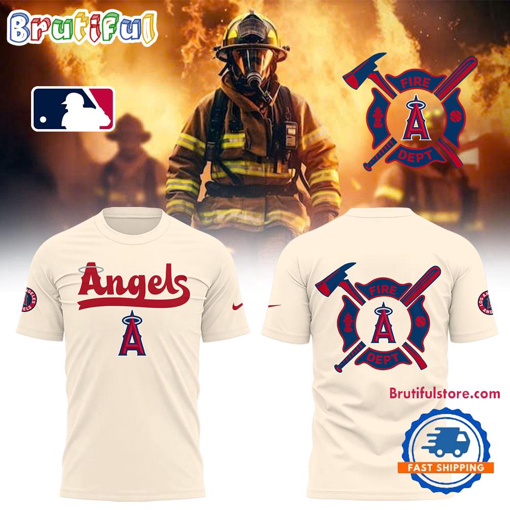 Los Angeles Angels x Firefighter Appreciation Night 2025 3D Print Hoodie T-Shirt