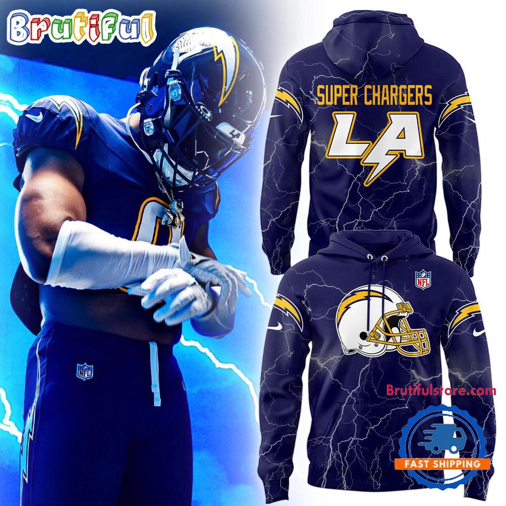 Los Angeles Chargers Release New Alternate Uniforms for 2026 New Design Hoodie