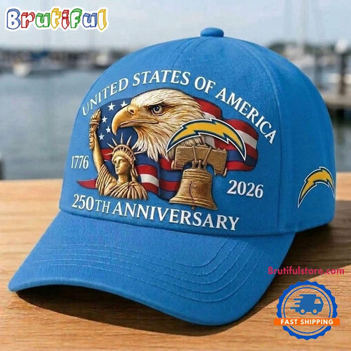 Los Angeles Chargers US 250th Anniversary New Design Classic Cap