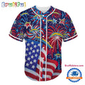 Los Angeles Chargers USA Flag Independence Day Baseball Jersey, Sport Team 4th of July Jersey