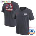 Los Angeles Dodgers 2025 MLB World Tour Tokyo Series Baseball Black T Shirt